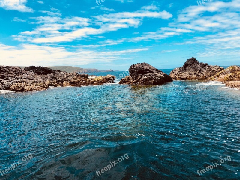 Water St Ives Cornwall Devon Seal Island