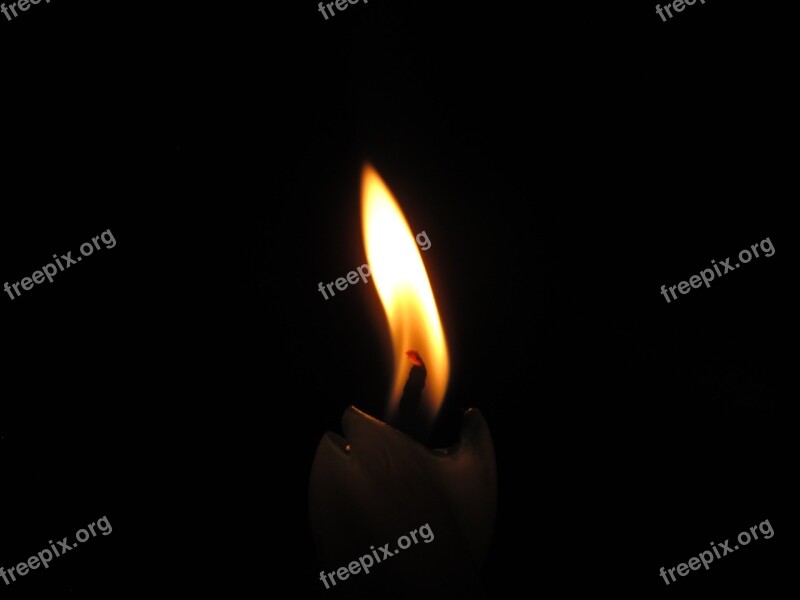 Candle Light Background Candlelight The Flame