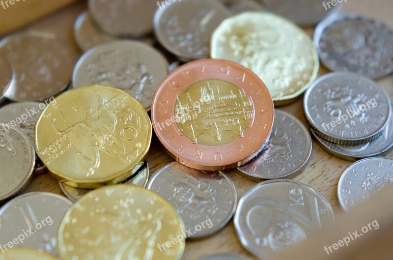 Czech Coins Coins Crown Money English