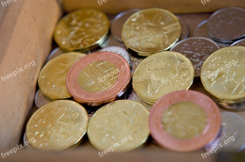 Czech Coins Coins Crown Money English