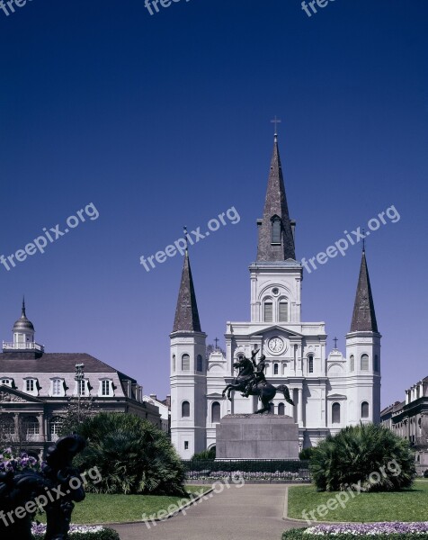 Jackson Square New Orleans Louisiana Usa