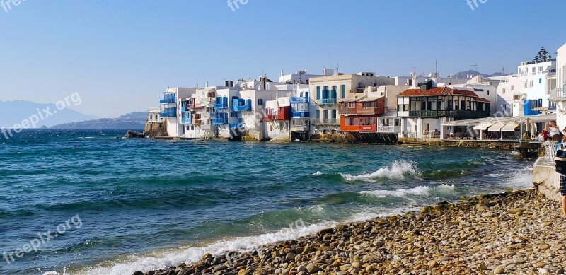 Mykonos Greece Little Venice Island Vacation