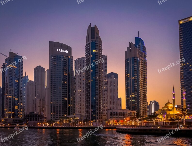 Dubai City Architecture Sky Building