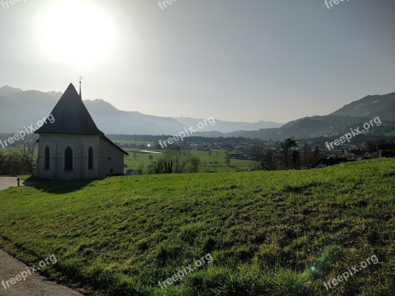 Sun Church Sky Clouds Religion