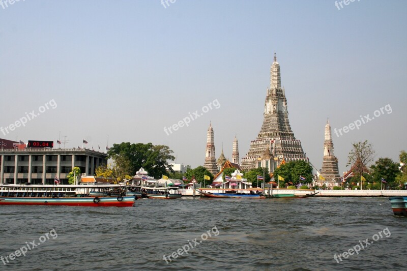 Temple Thailand Bangkok Wat Arun Buddhism