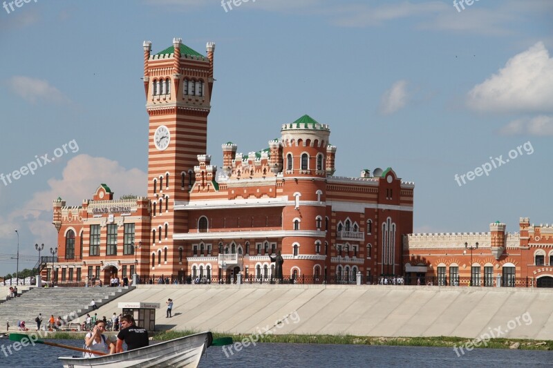 City Yoshkar-ola Sights Russia Red Brick