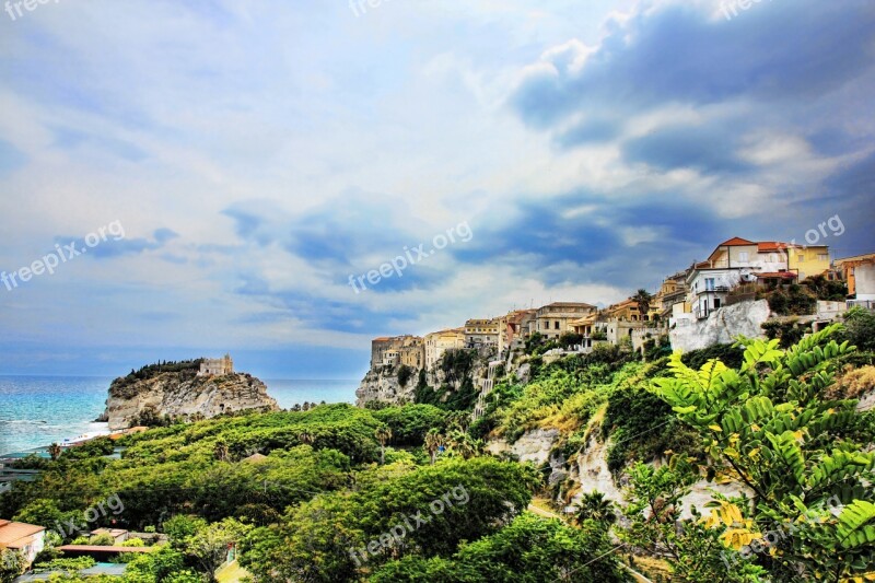 Calabria Tropea Hdr Coast Sky