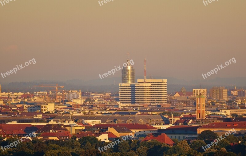 Bavarian Radio Ard Building Munich City