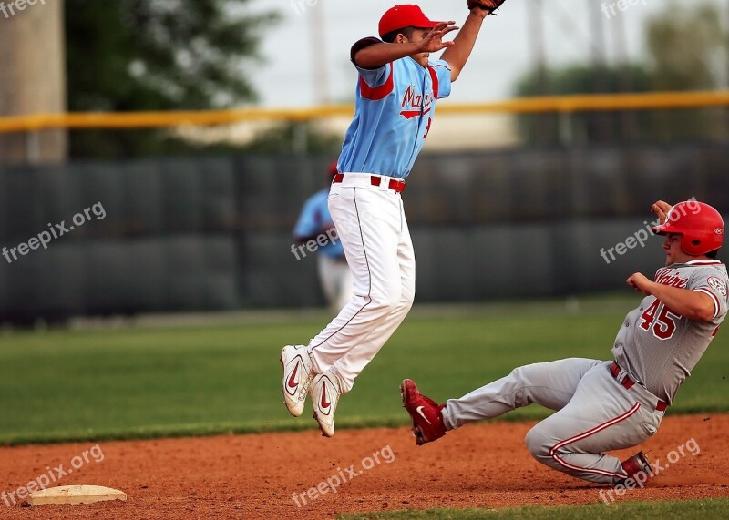 Baseball Baseball Player Slide Sliding Athlete