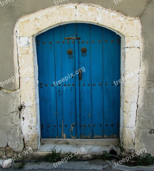 Cyprus Aradippou Old House Door Traditional