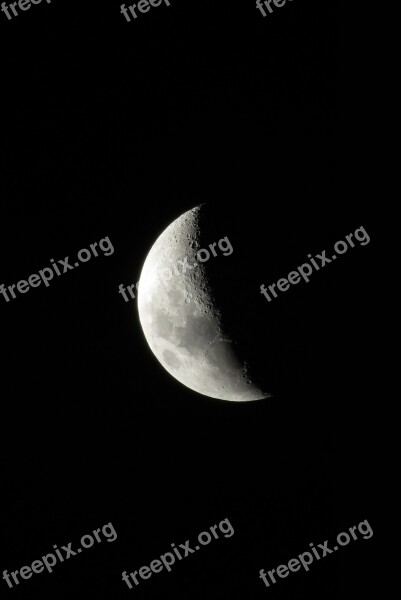 Moon Crescent Moon Night Free Photos