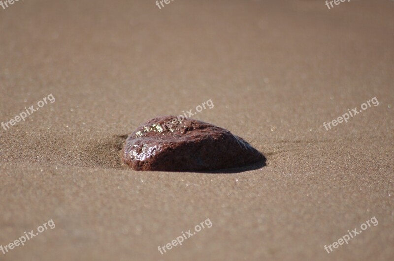 Sand Beach Stones Stone Pebbles