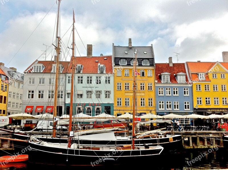 Nyhavn Copenhagen Denmark Canal Water