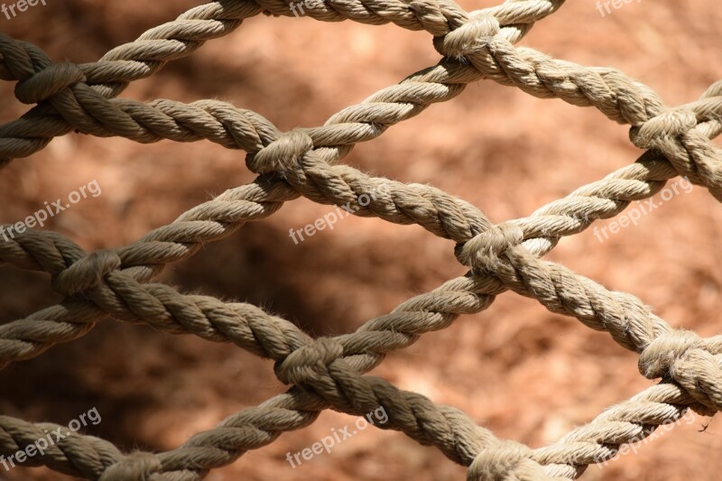 Rope Net Fishing Macro Background