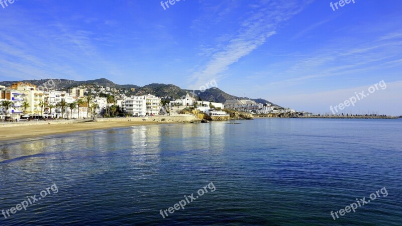 Sitges Beach Gold Coast Sand Sea