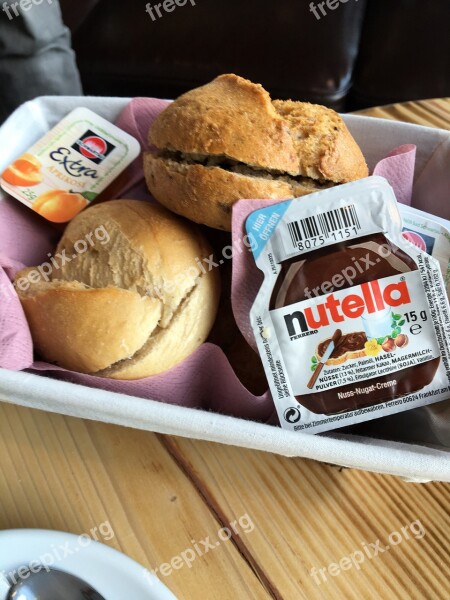 Nutella Breakfast Roll Cakes Jam