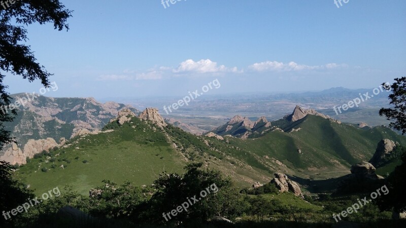 Daqingshan Inner Mongolia Mountains Stretching Free Photos