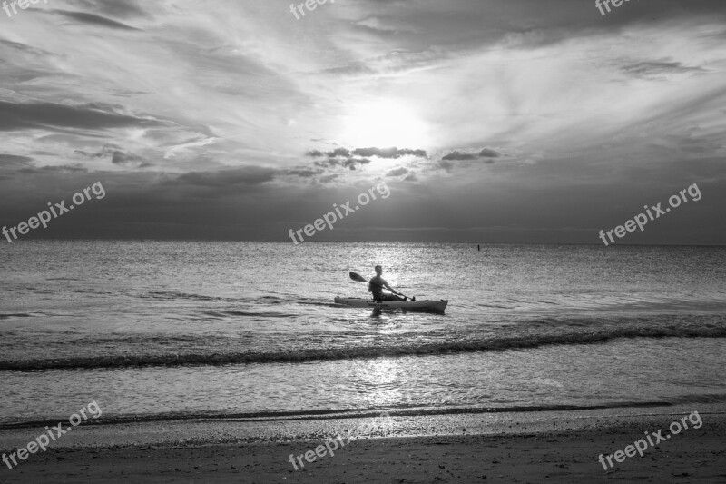 Beach Sunset Travel Indian-rocks-beach Kayak