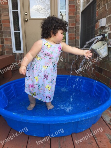 Pool Summer Swimming Pool Child Kid