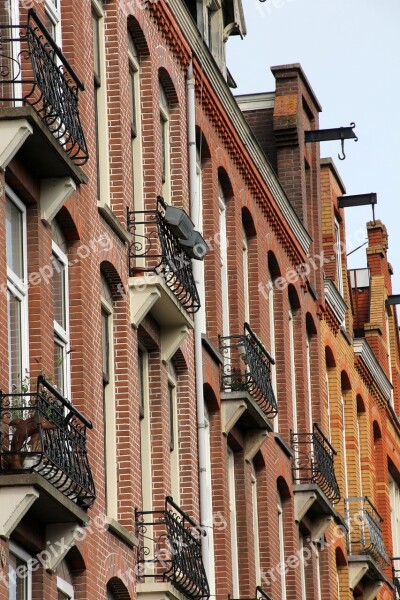 Facade Amsterdam Home Front House Facade Netherlands