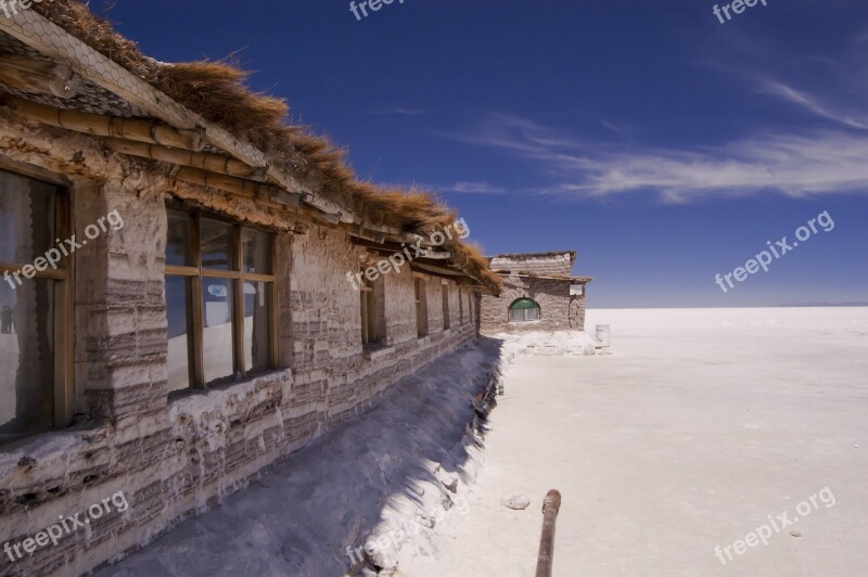 Bolivia Uyuni Salt Hotel Free Photos