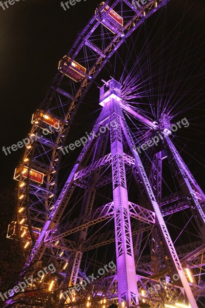 Vienna Ferris Wheel Prater Austria Fair