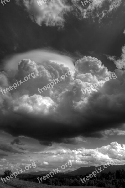 Hdr Hdr Image Clouds Sky Heavy Clouds