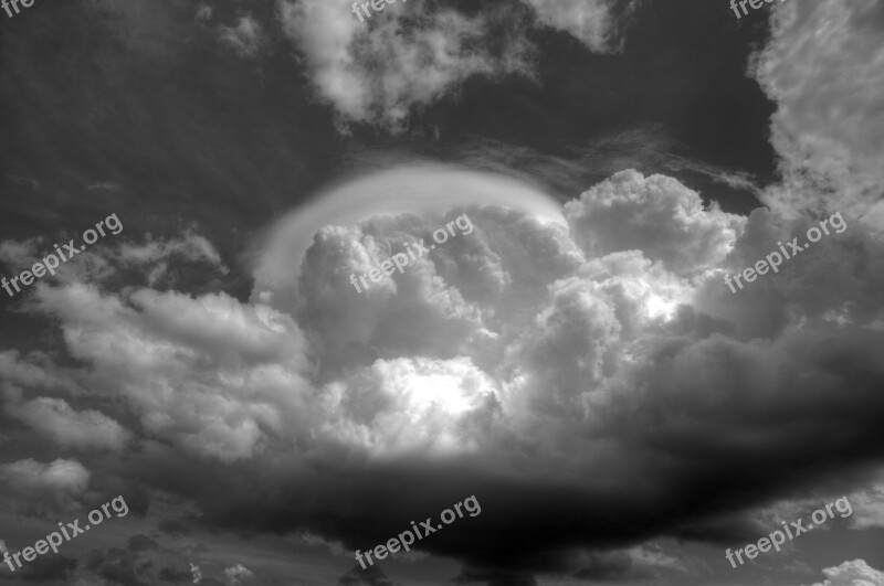 Hdr Hdr Image Clouds Sky Heavy Clouds