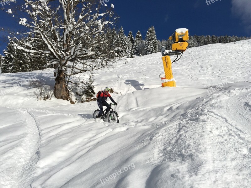 Winter Bike Wheel Sport Snow