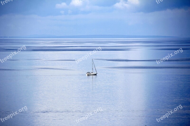 Sailing Boat Sailing Vessel Abendstimmung Ship Boat