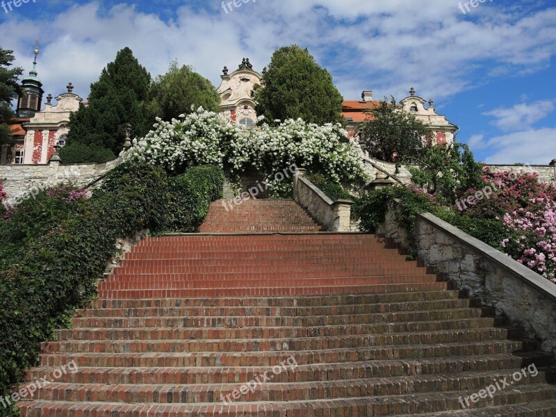 Castle Stairs Staircase Sights Garden