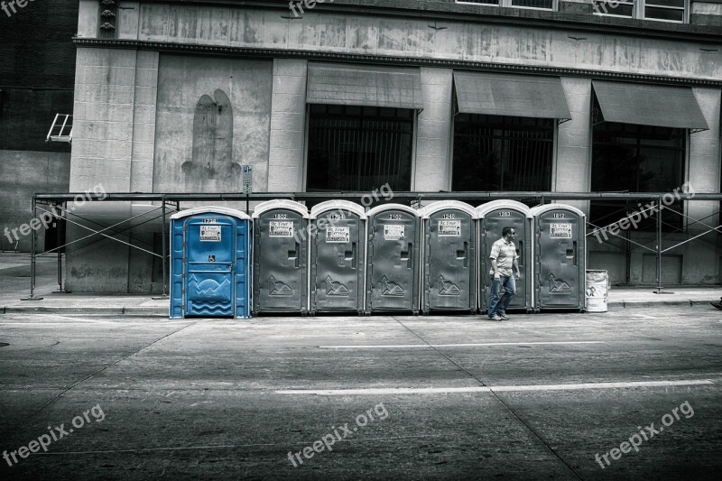 Tulsa Blue City Usa Toilet