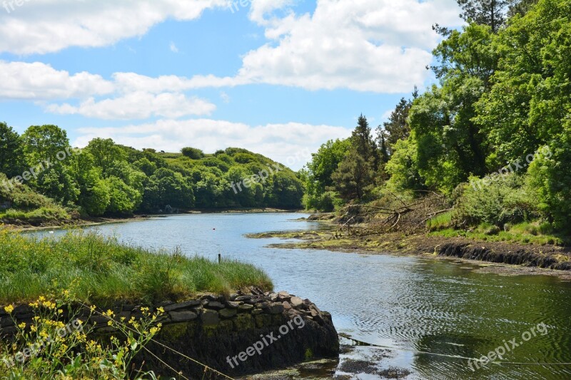 Ireland Landscape Bay Inlet River