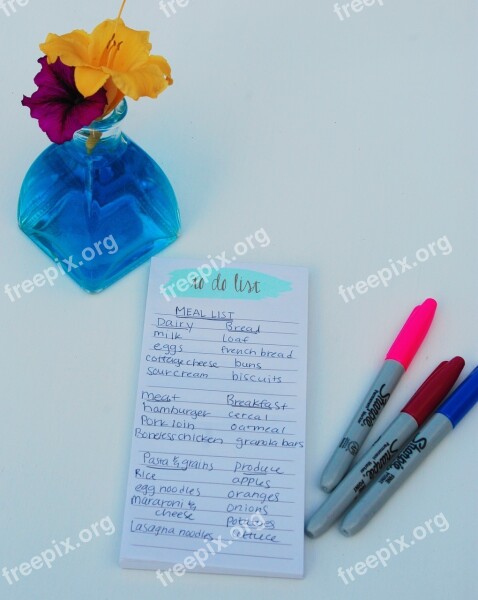 List Plan Phone To Do List Shopping List