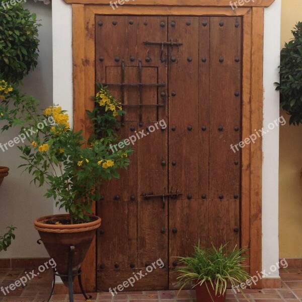 Old Door Spanish Architecture Free Photos