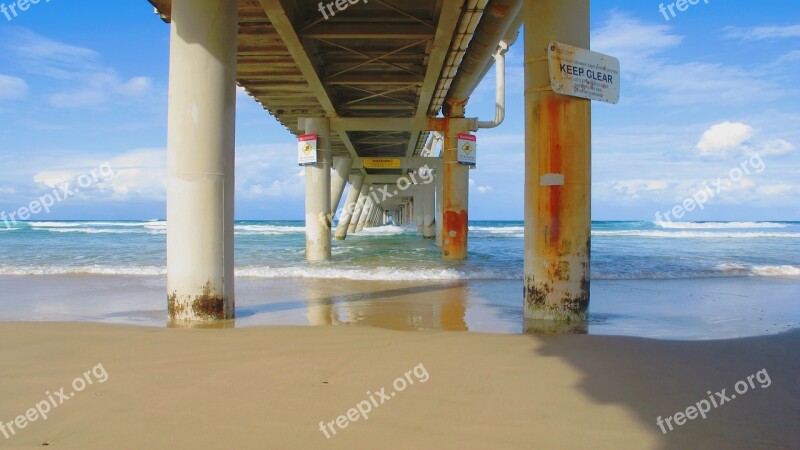 Landscape Beach Gold Coast Sea Ocean