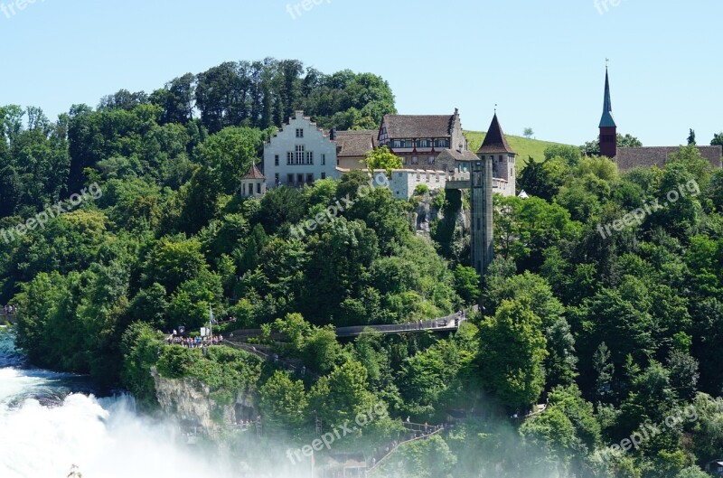 Rhine Falls Schaffhausen Neuhausen Am Rheinfall Run Closed Rhine