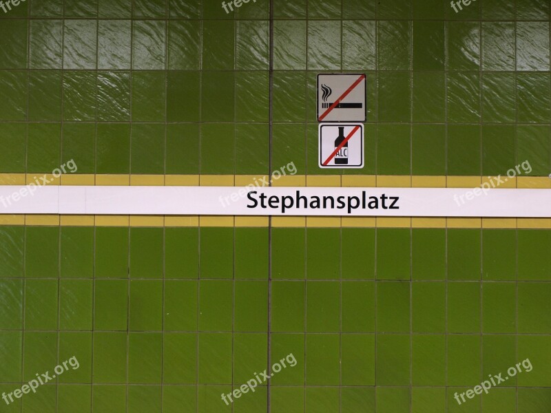 Stephansplatz Subway Station Stop Station Metro