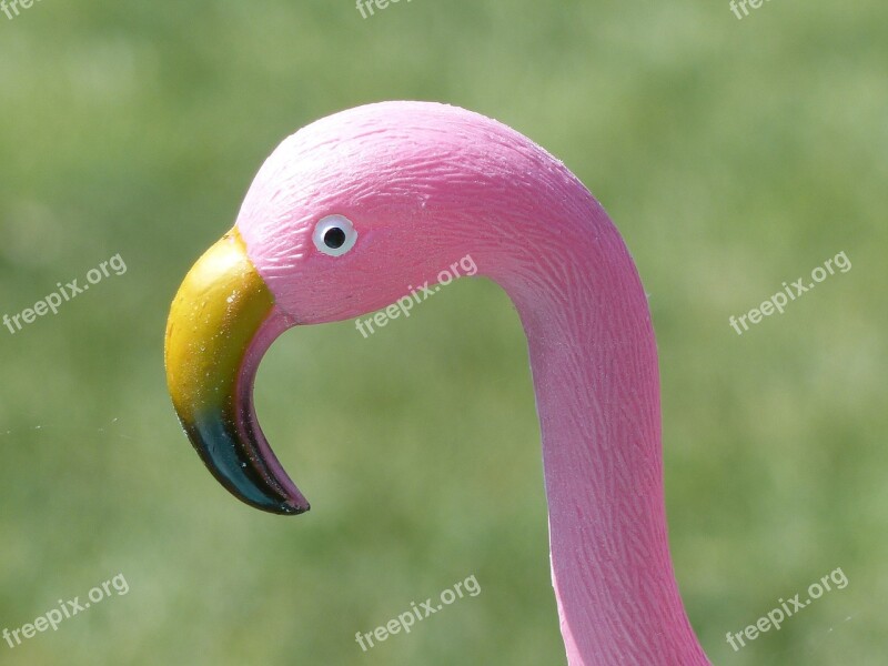 Bird Flamingo Plastic Summer Garden