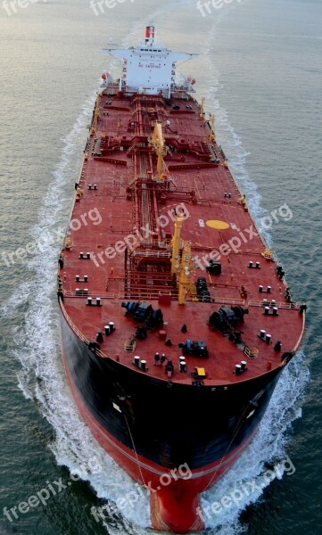 Ship Water Evening Light Usa Transport Ship