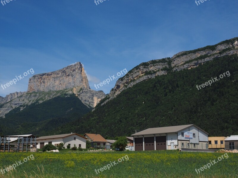 Chaffaud Mont Aiguille Mountain Massif Vercors