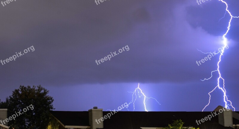 Lightning Kentucky Weather Lexington Clouds