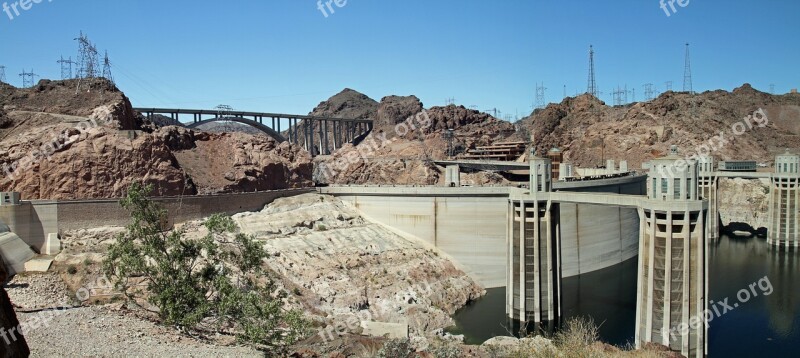 Hoover Dam Dam Nevada Arizona River