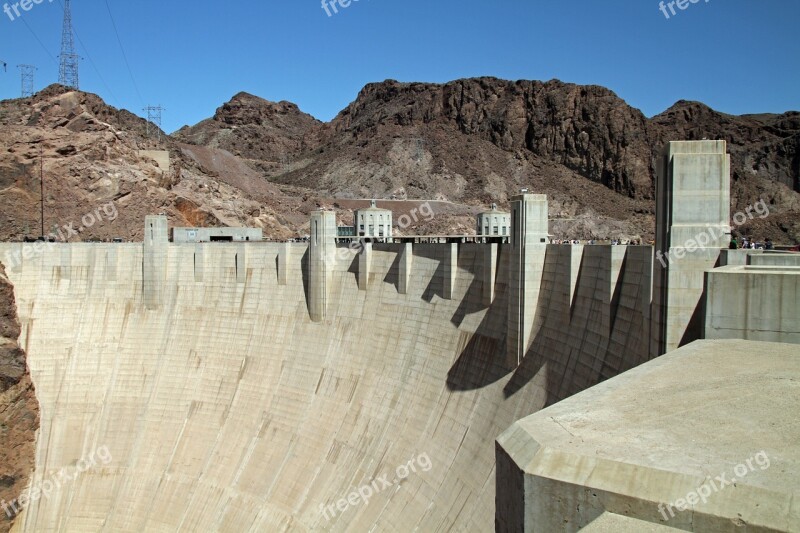 Hoover Dam Dam Nevada Arizona River