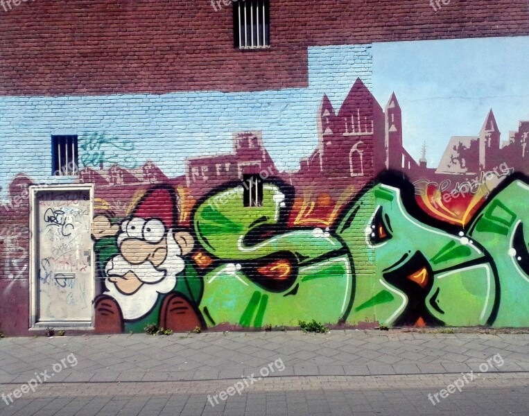 Graffiti Dead Wall Wall Mural Background