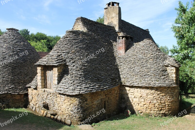 Stone Huts Stones Berger Landscape Shelter Stones