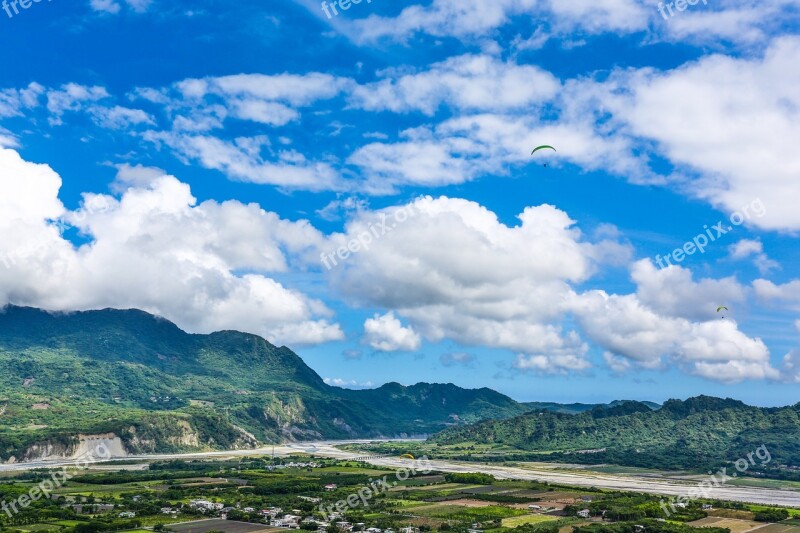 Blue Day Baiyun Landscape Sky Taiwan