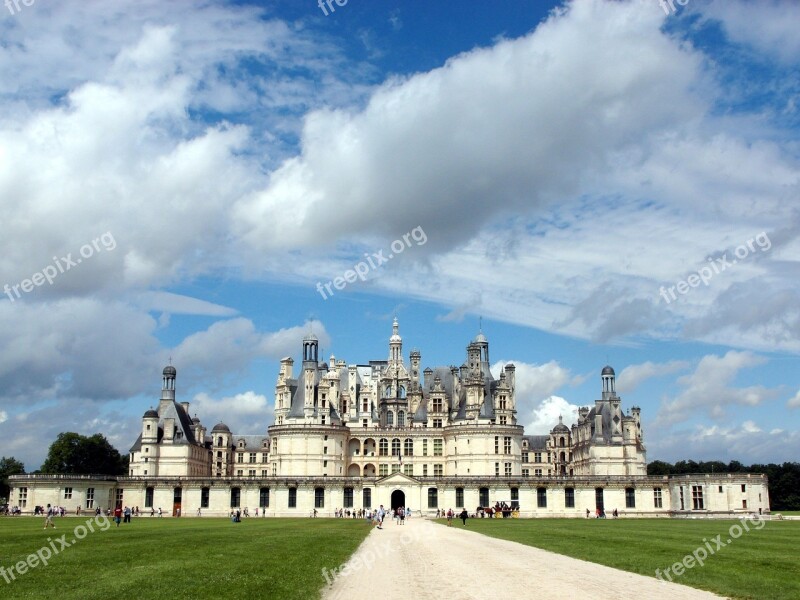 Castles Chambord Castle Chambord France Châteaux De La Loire