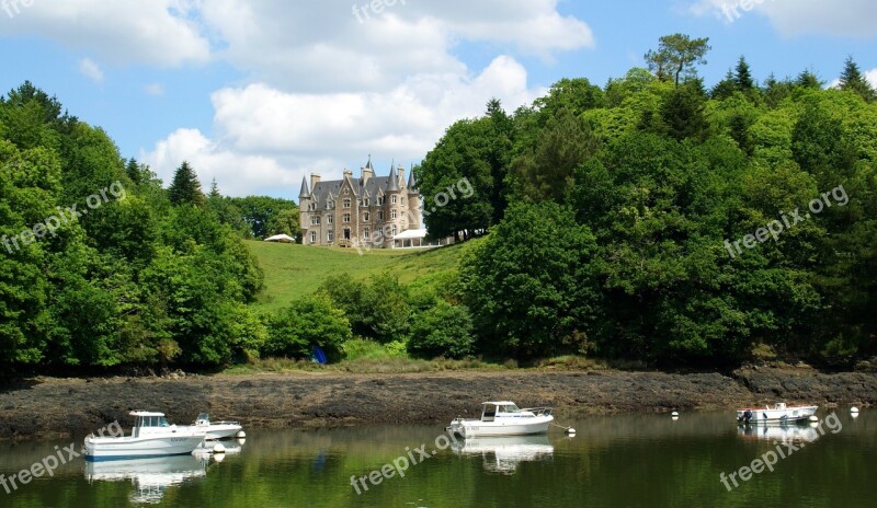 Brittany Odet Castle Ballad River