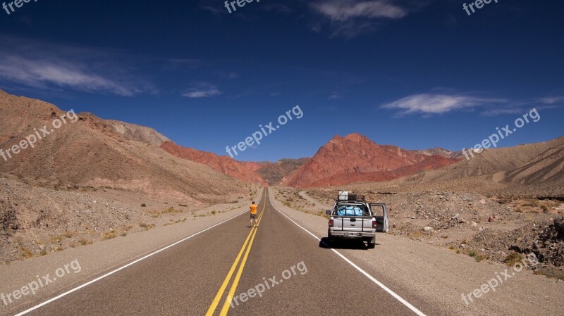 Mountain Argentina Nature Andes Landscape